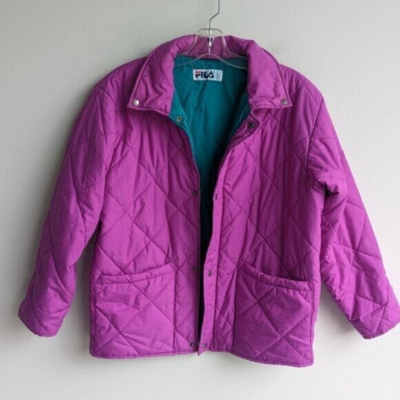 Vintage Retro Fila Quilted Jacket - Picture 1 of 8